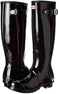 ◇HUNTER◇ WOMEN Original Gloss Tall Rain Boots Black Women's Original Tall Gloss Rain Boots - Hunter Boots